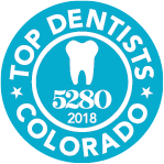 2018 Top Dentist Award badge