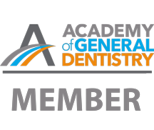 Academy of General Dentistry membership logo for Dr. Klein